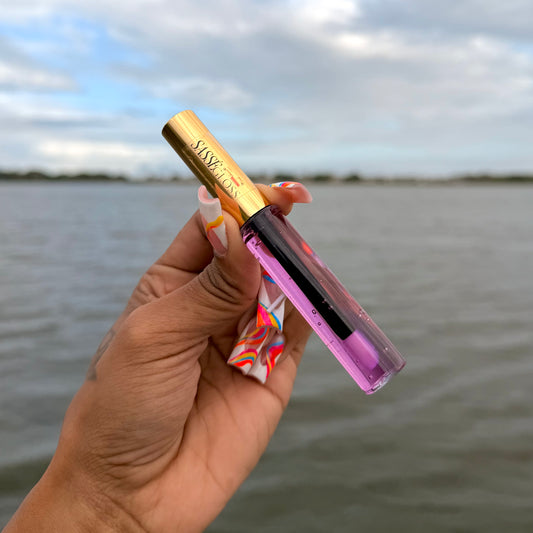 “PURPLE SHINE” gloss